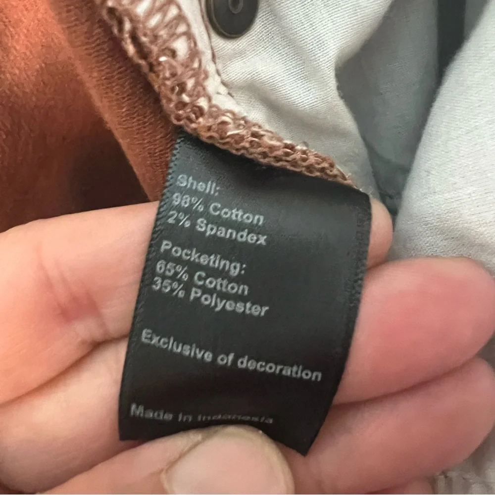 Flint and Tinder Men’s Straight Fit Brushed Cotton Pants Brown – Sz. 34x31